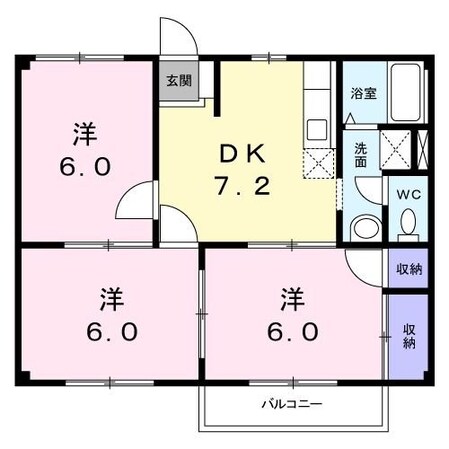 アビタシオンの物件間取画像